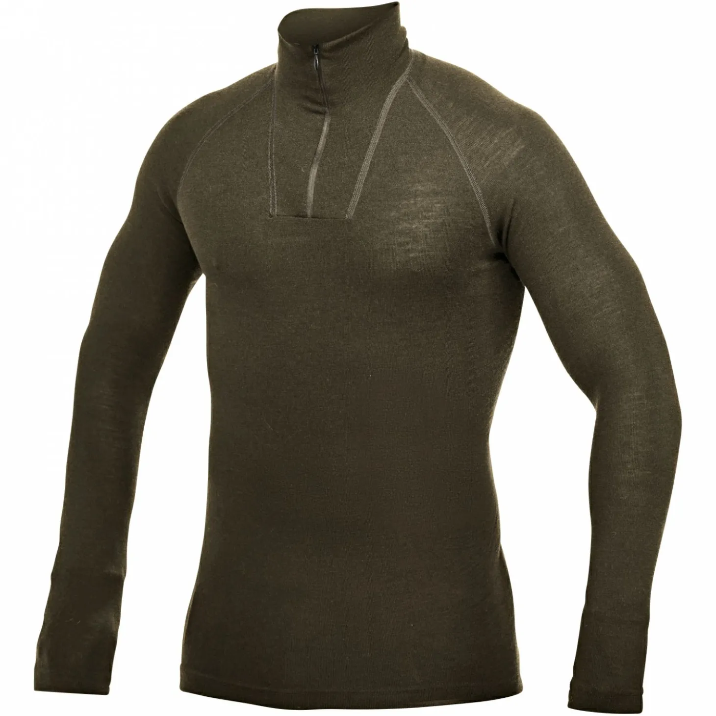 Woolpower Zip Turtleneck Lite Herren (Pine Green)