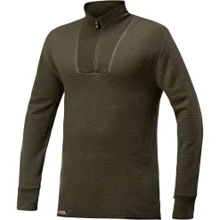 Woolpower Zip Turtleneck 200 Herren (Pine Green)
